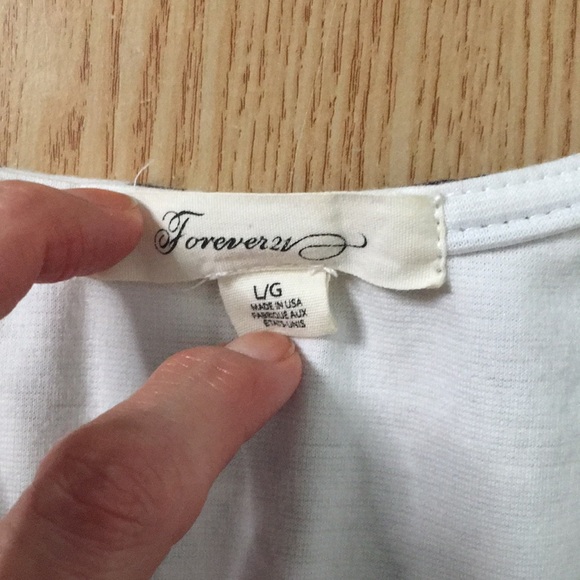 Womens Forever 21 Animal Print Dress Stretchy Off White Gray-Brown Size Large - Picture 4 of 5